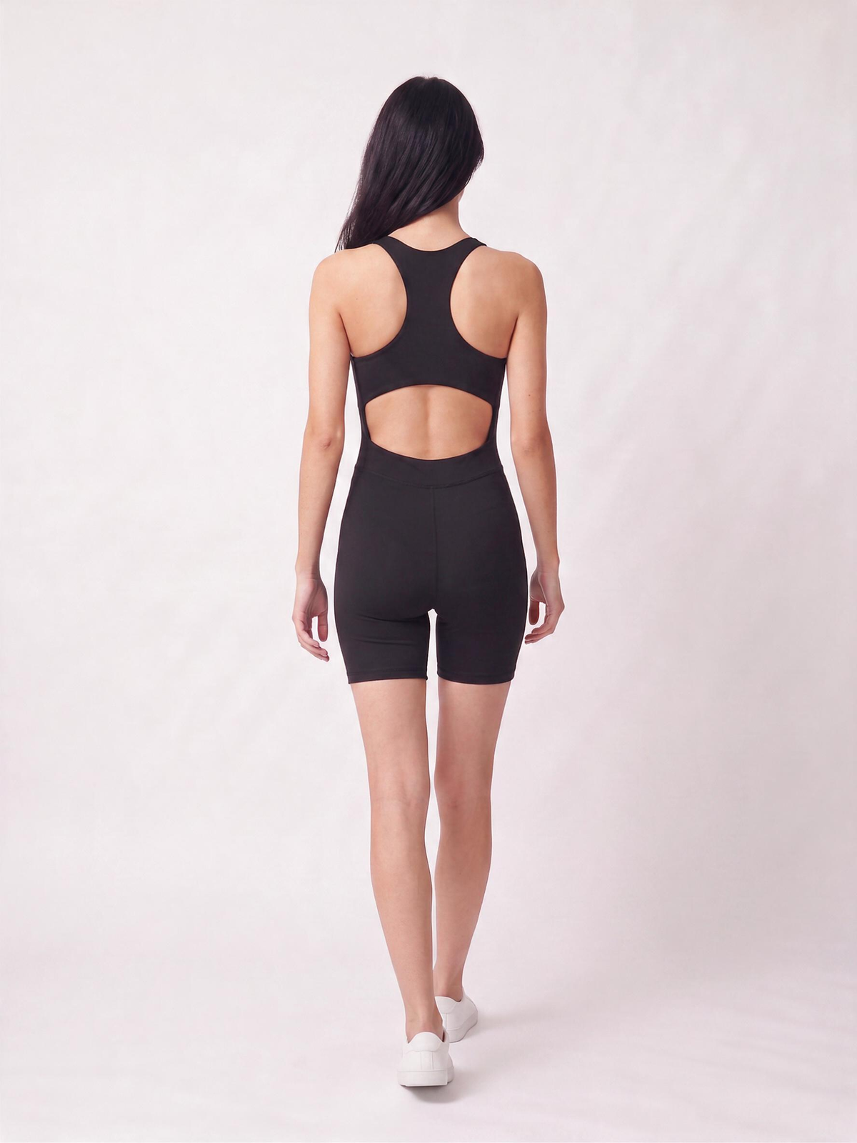 Sculpt Move Open-Back Romper