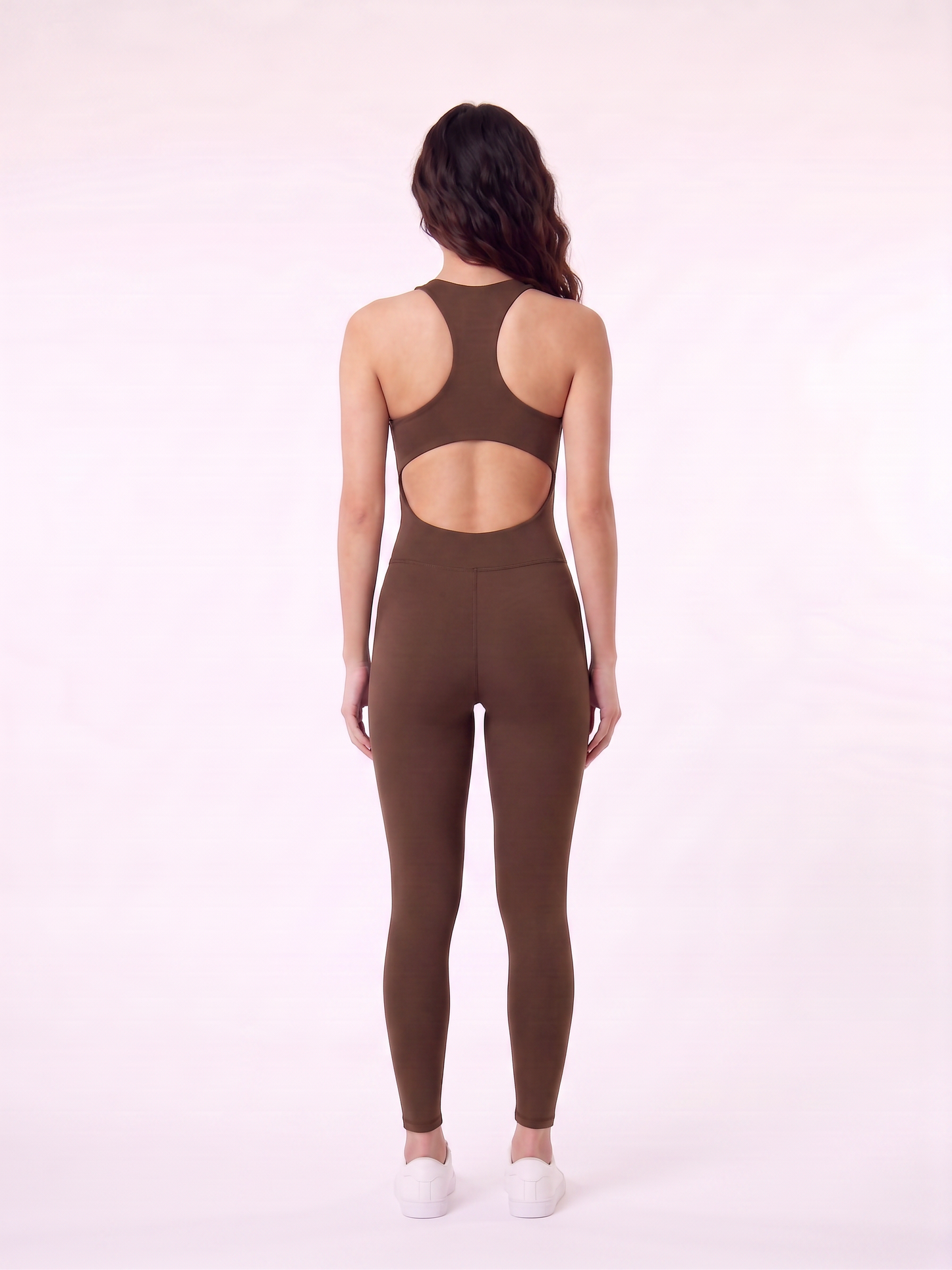 Ribbed Flare Jumpsuit