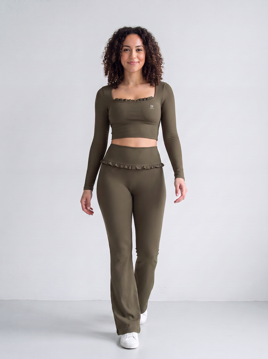Ruffled Activewear Set - Multi-Color Collection