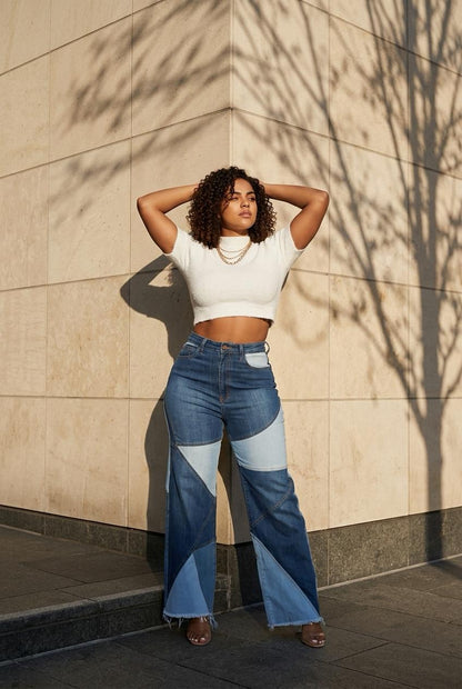 Premium Sculpting Wide Leg Jeans - Exclusive Edition