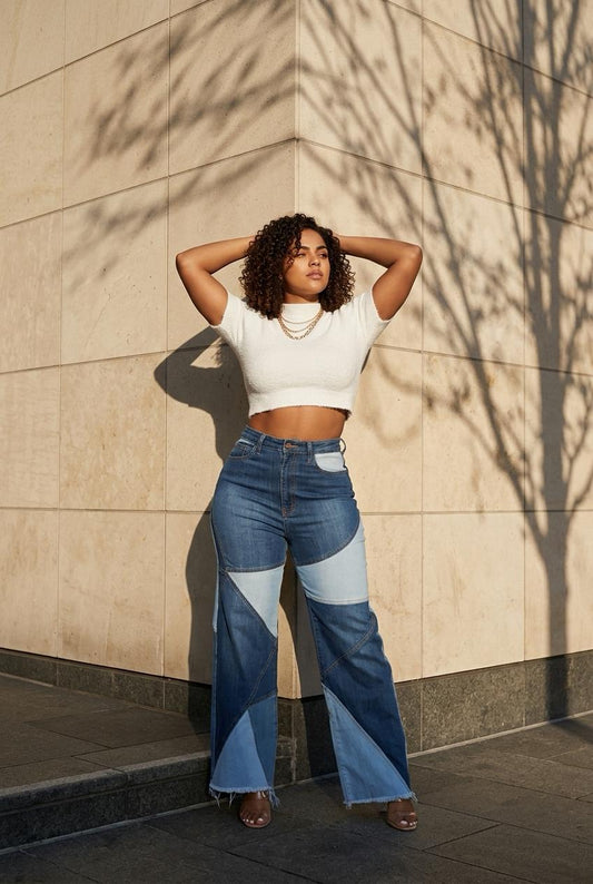 Premium Sculpting Wide Leg Jeans - Exclusive Edition