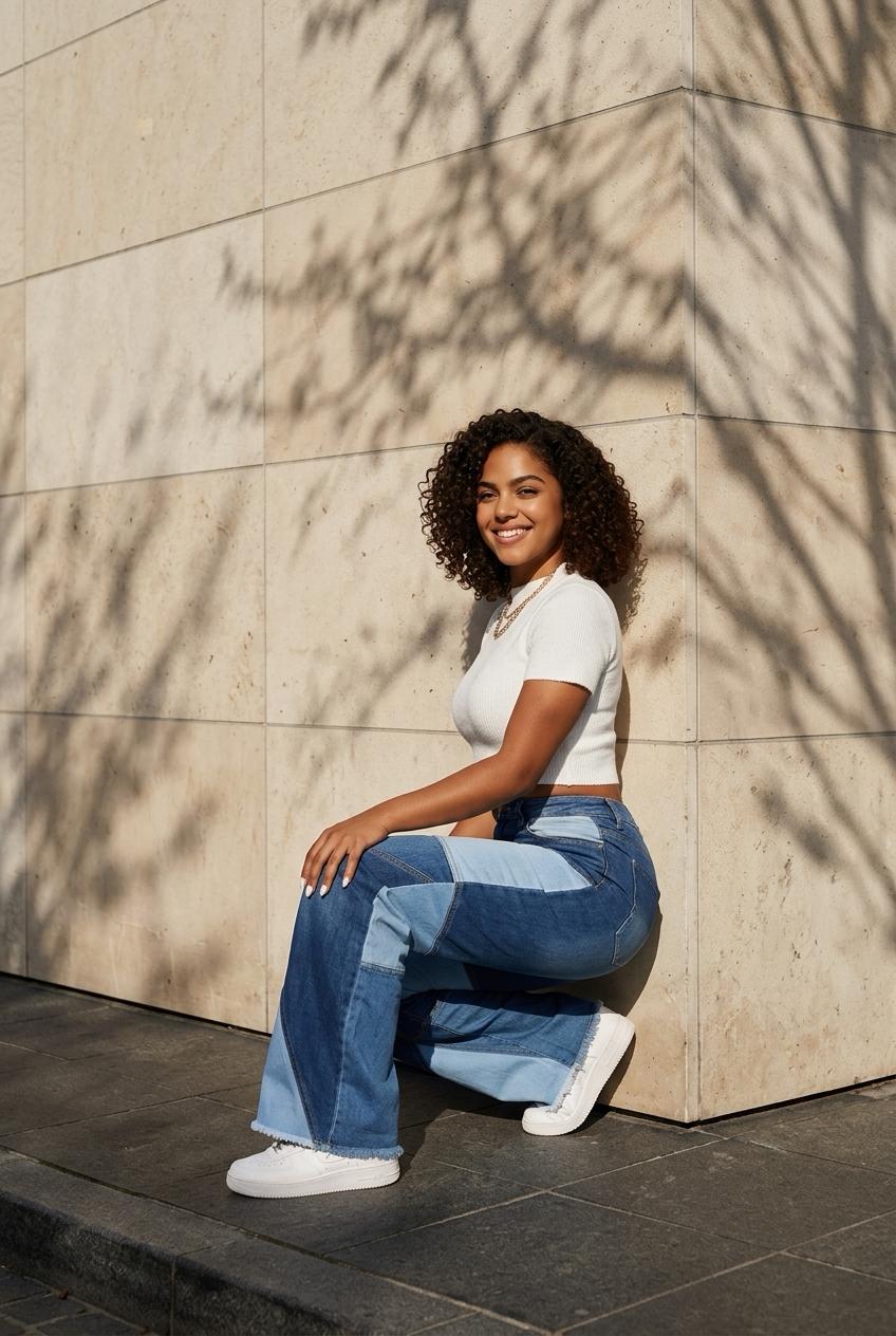 Premium Sculpting Wide Leg Jeans - Exclusive Edition